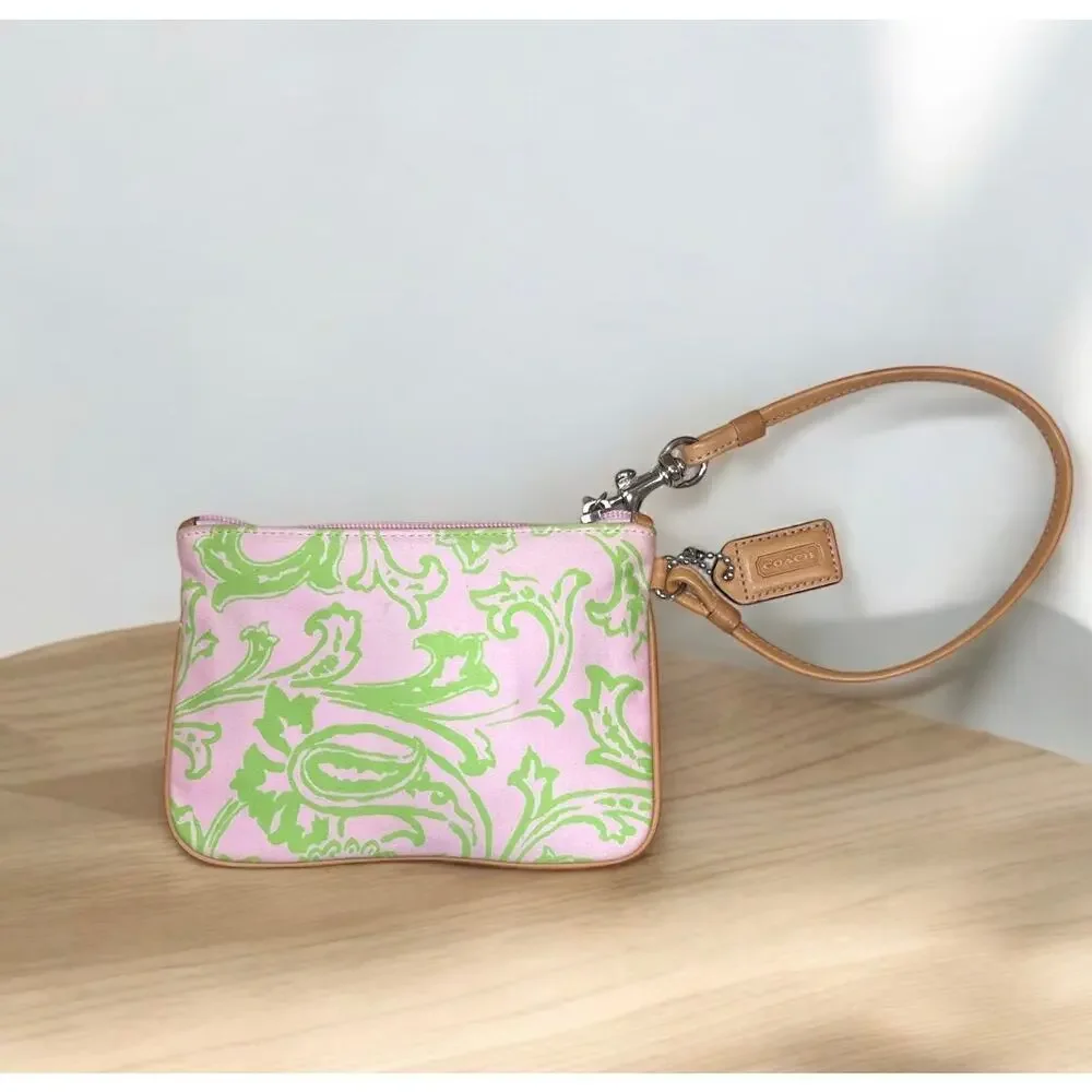 Vintage Coach 8913 Girlie Floral Twill Hobo & Matching Wristlet